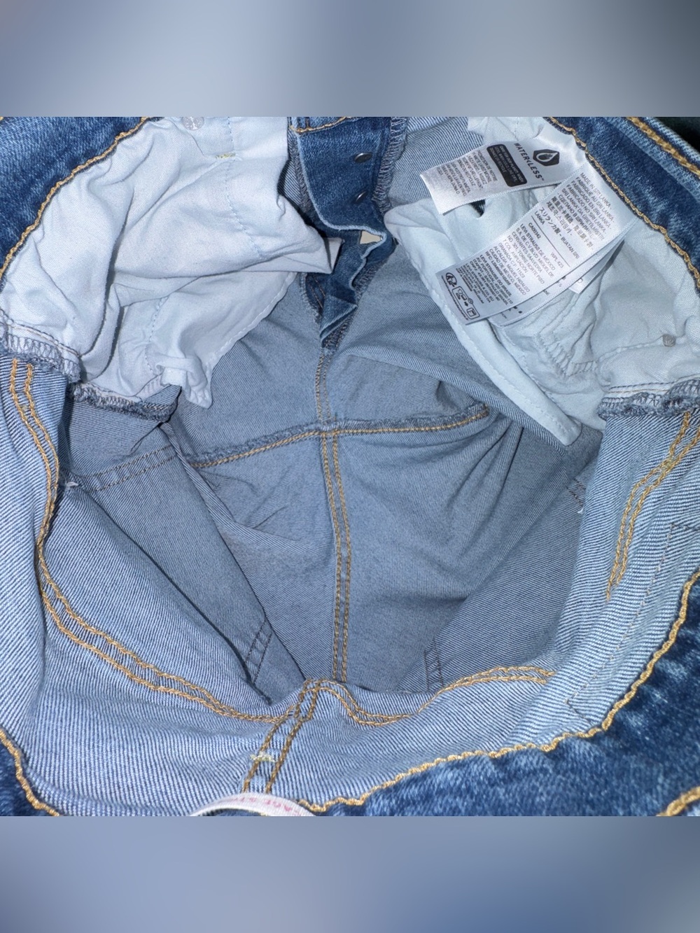 LEVI’S Ribcage Straight Ankle Button-Fly Med Wash Jeans W30 L27 - Picture 12 of 17